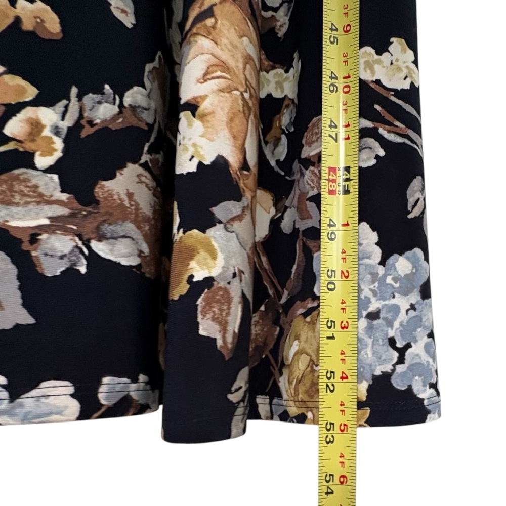 Ralph Lauren Black Label Petite Floral Sleeveless Jersey Maxi Dress Size 0P - Picture 10 of 14